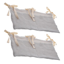 2St Multifunctionele Katoenen Bed Hanging Organizer Babyspullen