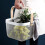 Multifunctional Metal Wire Hanging Kitchen Basket (Square  White) 4