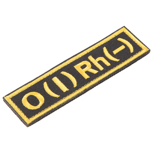 Patch Type O Pour Uniforme Veste Nylon Polyester 1
