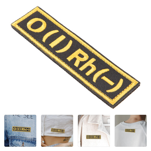 Patch Type O Pour Uniforme Veste Nylon Polyester 2