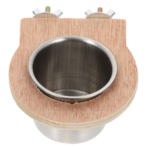 Vogelkäfig Futter- Und Wasserschale Mit Holzdesign