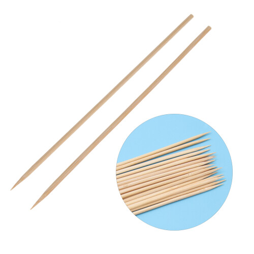 180Ud De Bambú Desechables Khaki Para Bbq Y Aperitivos 2