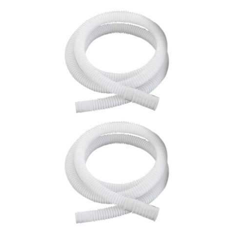 2St Flexibele Afvoerslang Wit Voor Wasmachine En Ventilatie 2