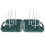 Rack Séchage Vert Compact En PP Pour Usage 2