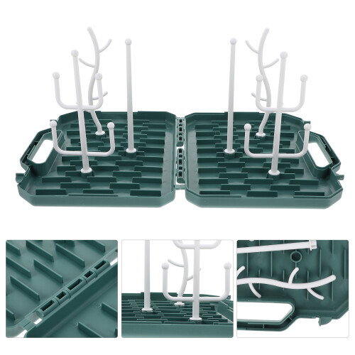 Rack Séchage Vert Compact En PP Pour Usage 2