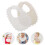 2Ud Baberos De Con Encaje Para Bebé, Absorbentes Y Ajustables 3