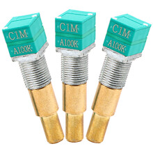 3Stk Gitarren Potentiometer Set Metall Kunststoff Hellgrün Ersatzteile