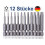 Μύτη κατσαβιδιού Torx με εξαγωνικό στέλεχος 1/4 ίντσας, μαγνητική μύτη ασφαλείας Torx 2