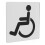 Cartel Acrílico Autoadhesivo Para Accesible Color 11