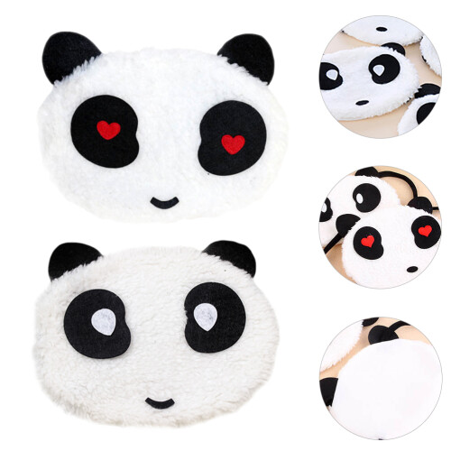2Pièces Masques Faciaux Coton Bouche Motif Panda 2