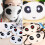 2Pièces Masques Faciaux Coton Bouche Motif Panda 6