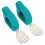1Ensemble Couverts Bébé Silicone Vert Ensemble Fourchette ABS 10