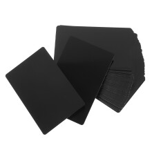 100Ud Tarjetas De De Metal Negro, Para DIY