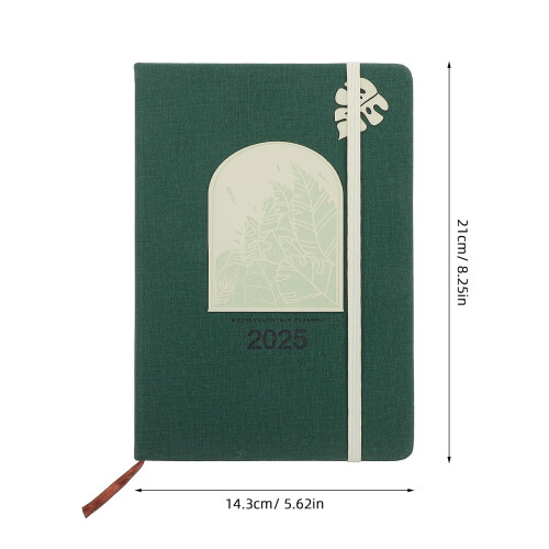 Libreta Organizadora Oscuro Cuero PU 2