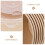 50Pcs Portable Brown Paper Take Out 8