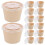 50Pcs Portable Brown Paper Take Out 11