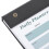 Notepad Lavoro Planner Organizer Nero Carta Antitrabocco 8