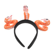 Chinesisches Neujahr Schlangen-Haaraccessoire, Orange, Leicht