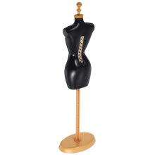 Maniquí Negro Resistente Para Ropa De Muñecas Y Decoración