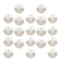 30St Baby Proof Stopcontactkapjes Wit ABS Kinderbeveiliging