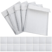100Pièces Sacs Mailers En Pe Blancs Autocollants Pour Colis