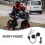 1Conjunto Headset Preto Para Capacete Com Navegação Sem 7