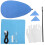 9Pcs Universal Flute Cleaning Cloth Kit Microfiber Instrument Care 10