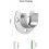 Wall Mounted Bracket for Closet Rod, Easy Installation Closet Pole Socket with Adjustable Height Function, U Shaped Design Stainless Steel Support for 2