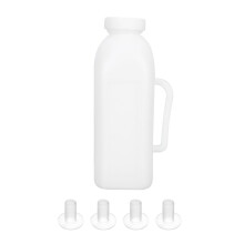 1Conjunto Mamadeira Para Animais Silicone Durável