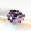 20Pièces Cabochons Cristal Violet Artisanat Accessoires Uniques 9