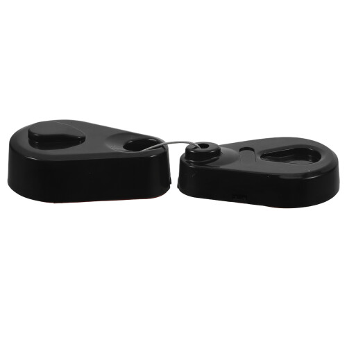 Caja Antirrobo Retractil Con Cable De Negro Para Hogar