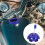 Bouchon De Réservoir Bleu Aluminium Avec D'aération 2