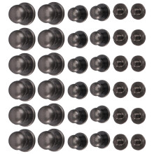 72Ud Remaches Decorativos Plateados Para Bolsos Y Cuero DIY