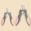 1Pièces Coupe-Ongles Pour Sécurisé Facile Rose 6