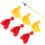 1Conjunto Kit Árbitro Futebol Nylon Com E Coloridas 10