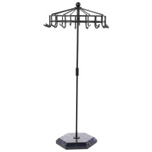 1Minimalistische Zwarte Sieradenorganizer Voor Kettingen En Oorbellen