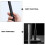 1Pièces Accessoire Réparation Noir En Aluminium 7