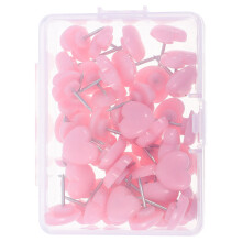 100St Elegante Hartvormige Office Thumbtacks Voor Knipsels En Foto's