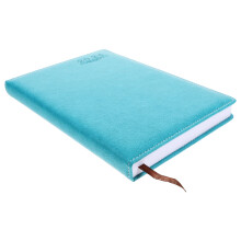 Planificador Azul Cuero PU Papel Para Oficina Y Viaje