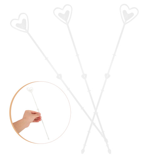 80Ud Clips De Plástico Transparentes En Forma Para Flores 2