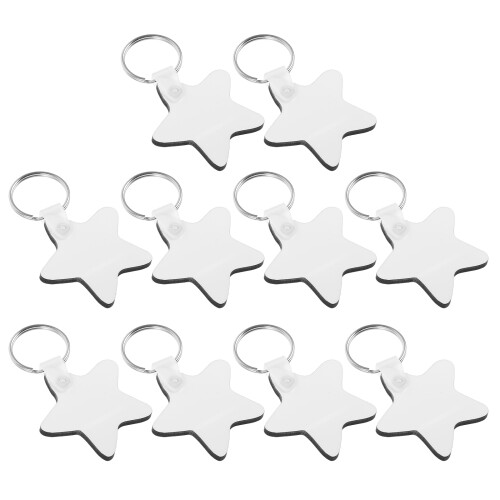 10Ud Llaveros Decorativos De Mdf Para Proyectos DIY