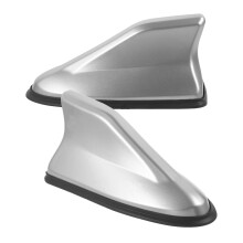 2St Universele Auto Shark Fin Antenne Waterdichte Dakantenne Voetkap