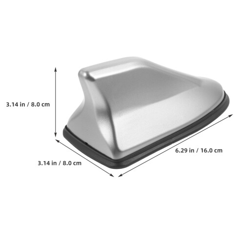 2St Universele Auto Shark Fin Antenne Waterdichte Dakantenne Voetkap 1