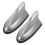 2St Universele Auto Shark Fin Antenne Waterdichte Dakantenne Voetkap 11