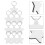 10Ud Llaveros Decorativos De Mdf Para Proyectos DIY 7