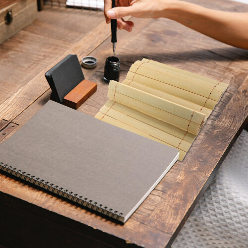 Multifunctioneel Bamboe Blad Decoratie Educatief Vintage Stijl 1