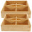 2Ud Caja De Madera Con 4 Compartimentos Para Secos Y Snacks 1