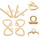 2Jgo Componentes Para Joyas Pulseras Y Collares 5