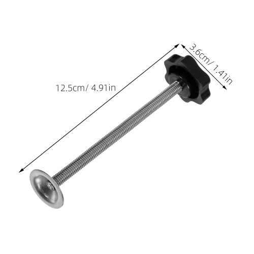 4Ud Accesorios Bebé Varillas Roscadas Plásticoy Negro 1
