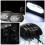 1Ud Oval Negro Para Auto Luz Y 10
